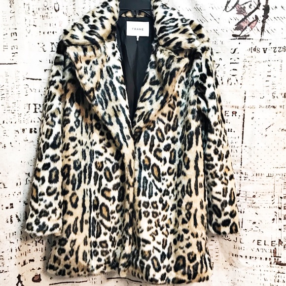 frame leopard coat